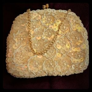 Authentic Vintage Mini handmade clutch